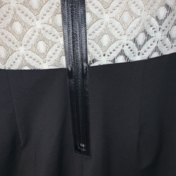 Black Halo Contrast Lace Satin Sheen dress NWT ✨ - Picture 8 of 10